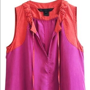 Marc by Marc Jacobs silk sleeveless blouse